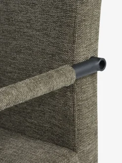 AABENRAA L160 tafel eiken + 4 ESPE stoelen olijf/zwart