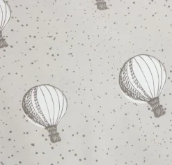 Aankleedkussen JERSIE wit/grijs