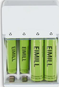 Acculader EIMILL B7xL5xH11cm met deksel