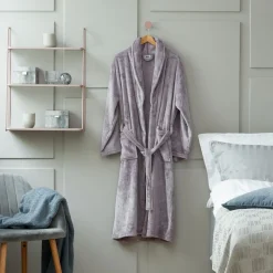 Badjas LERUM S/M lichtpaars