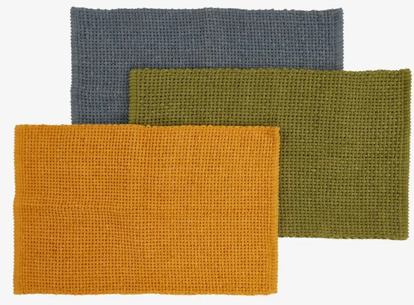 Badmat NOLVIK 50x80 grijs