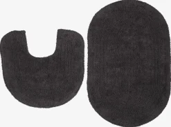 Badmatset LERDALA 2 stuks antraciet