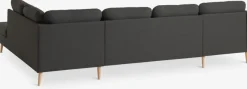 Bank AARHUS hoek rechts donkergrijze stof