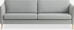 Bank AARHUS 3-zits lichtgrijze stof