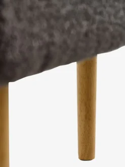 Bank HAGEBRO donkergrijze stof/naturel