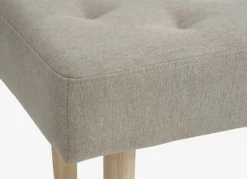 Bank HAGEBRO zandkleurige stof/naturel