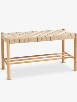 Bank VADEHAVET met schap eiken/naturel