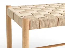 Bank VADEHAVET met schap eiken/naturel