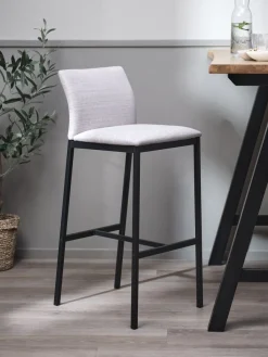 Barkruk ARNUM beige/zwart