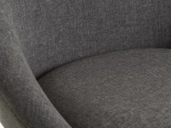 Barkruk TAULOV grijze stof/zwart