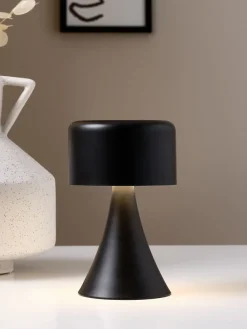 Batterijlamp JACOB Ø13xH21cm met timer