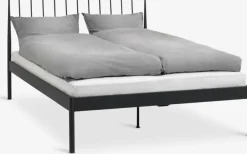 Bedframe ABILDRO 140x200 zwart