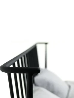 Bedframe ABILDRO 140x200 zwart