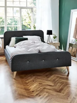 Bedframe KONGSBERG 140x200 grijs