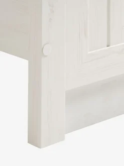 Bedframe MARKSKEL 140x200 eiken/wit