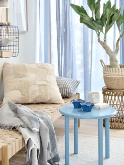 Bijzettafel BOLBRO Ø45 lichtblauw