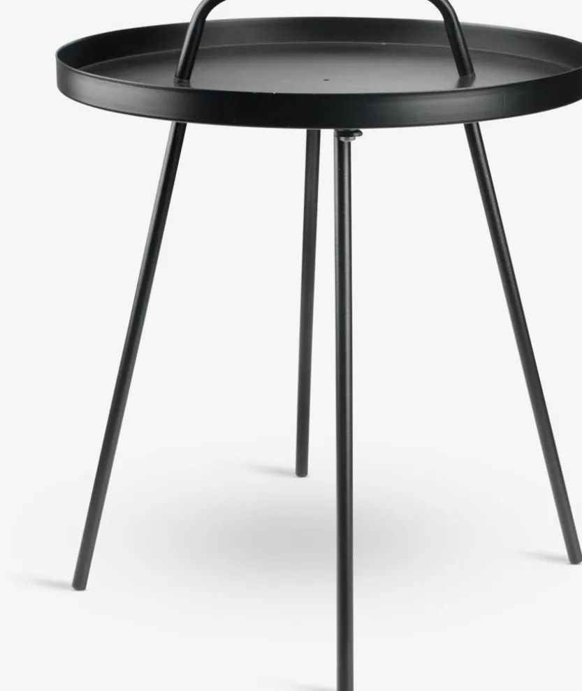 Bijzettafel IDRE Ø45xH52 zwart