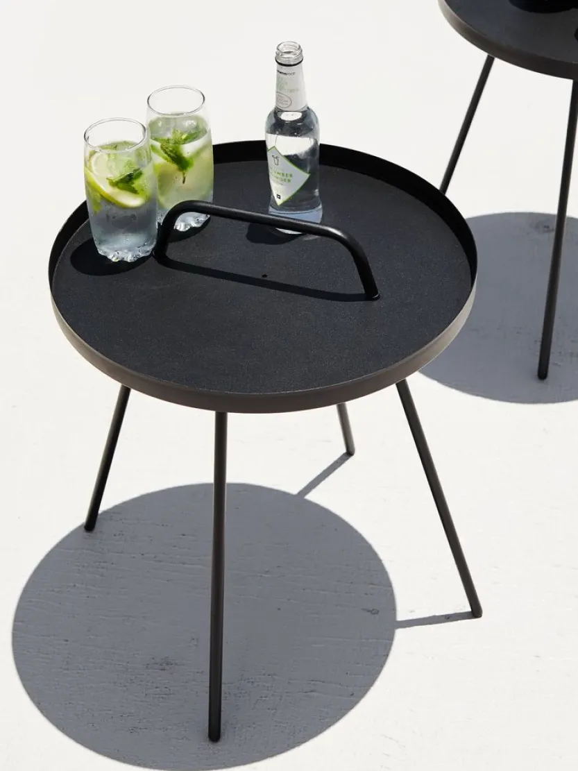 Bijzettafel IDRE Ø45xH52 zwart