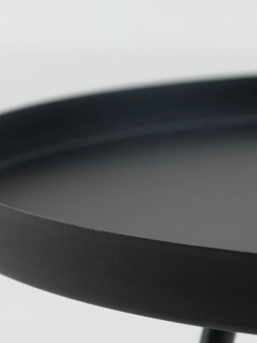 Bijzettafel IDRE Ø45xH52 zwart