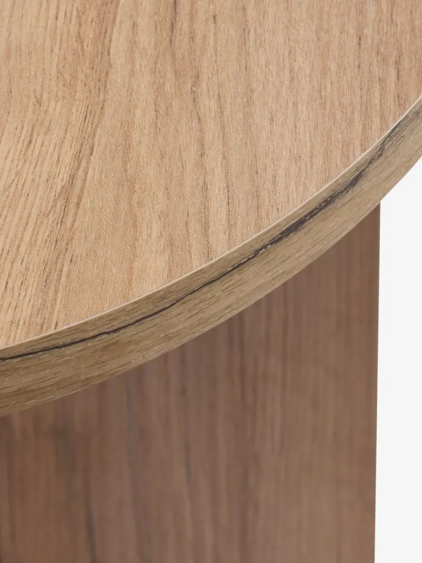 Bijzettafel KALVEHAVE Ø55 eiken kleur