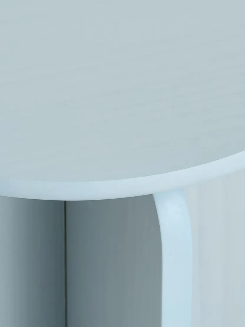 Bijzettafel LYNGE Ø35 lichtblauw