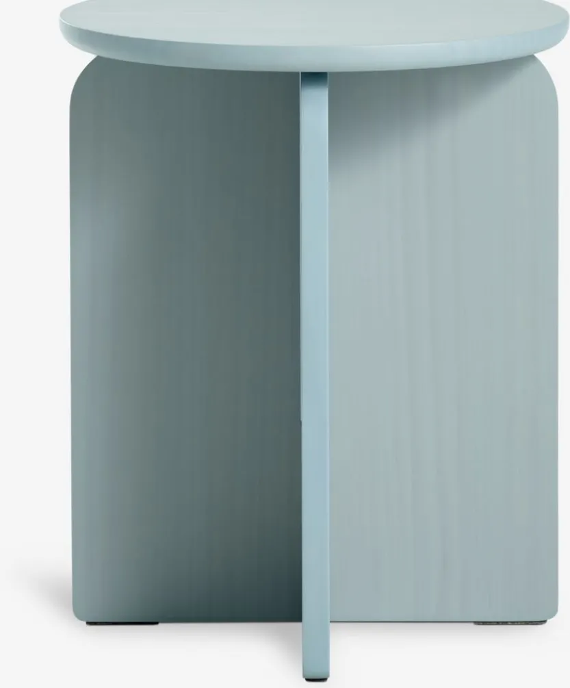 Bijzettafel LYNGE Ø35 lichtblauw