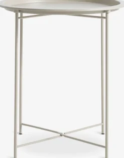 Bijzettafel RANDERUP Ø47 lichtzand