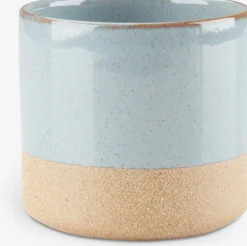 Bloempot DION Ø8xH8cm blauw