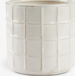 Bloempot MATSSON Ø14xH13cm off white