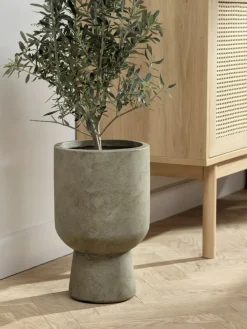 Bloempot SOLVI Ø25xH40cm groen