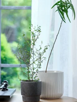 Bloempot THORFINN Ø13xH13cm grijs