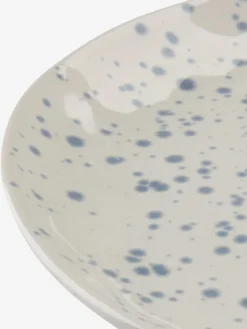 Bord ALF Ø21cm met blauw patroon