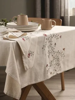 Bord FERDUS Ø27cm porselein beige