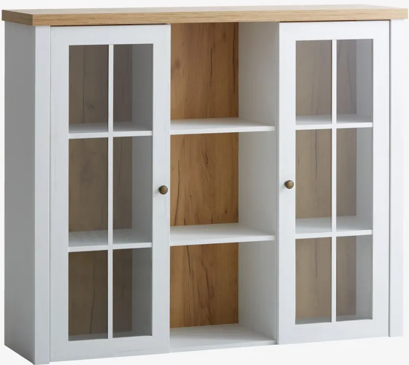 Bovenbouw MARKSKEL 2 deuren wit/eiken kleur