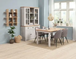 Bovenbouw MARKSKEL 2 deuren lichtgrijs/eiken kleur