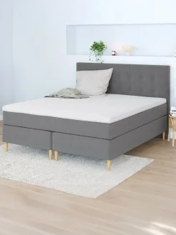 Boxspring 180x200 GOLD C30 grijs-23 DREAMZONE