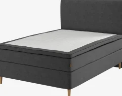 Boxspring 140x200 GOLD C75 latex grijs-40