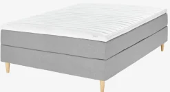Boxspring 140x200 PLUS C75 grijs-23
