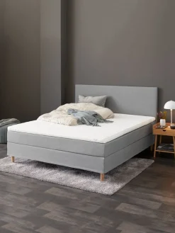 Boxspring 140x200 PLUS C75 grijs-23