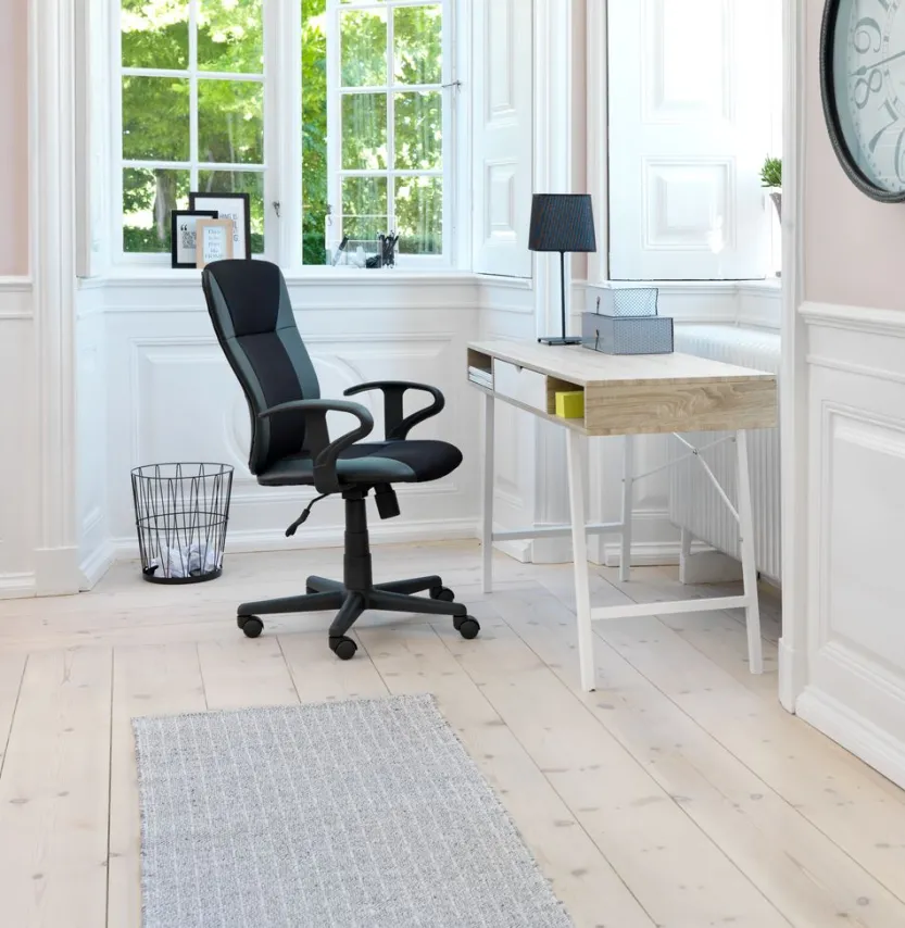 Bureau ABBETVED 48x120 eiken/wit