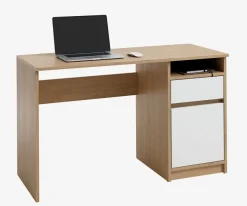 Bureau BILLUND 54x120 eiken kleur/wit