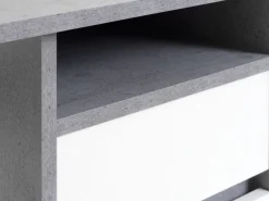 Bureau BILLUND 54x120 wit/beton