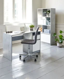 Bureau BILLUND 54x120 wit/beton