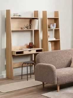 Bureau KRARUP 2 schappen 95x185 eiken kleur