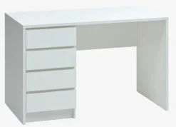 Bureau LIMFJORDEN 60x120 4 lades wit