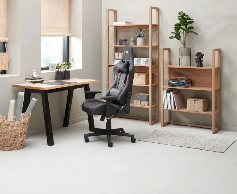 Bureau SKOVLUNDE 60x120 naturel eiken/zwart