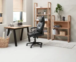 Bureau SKOVLUNDE 60x120 naturel eiken/zwart