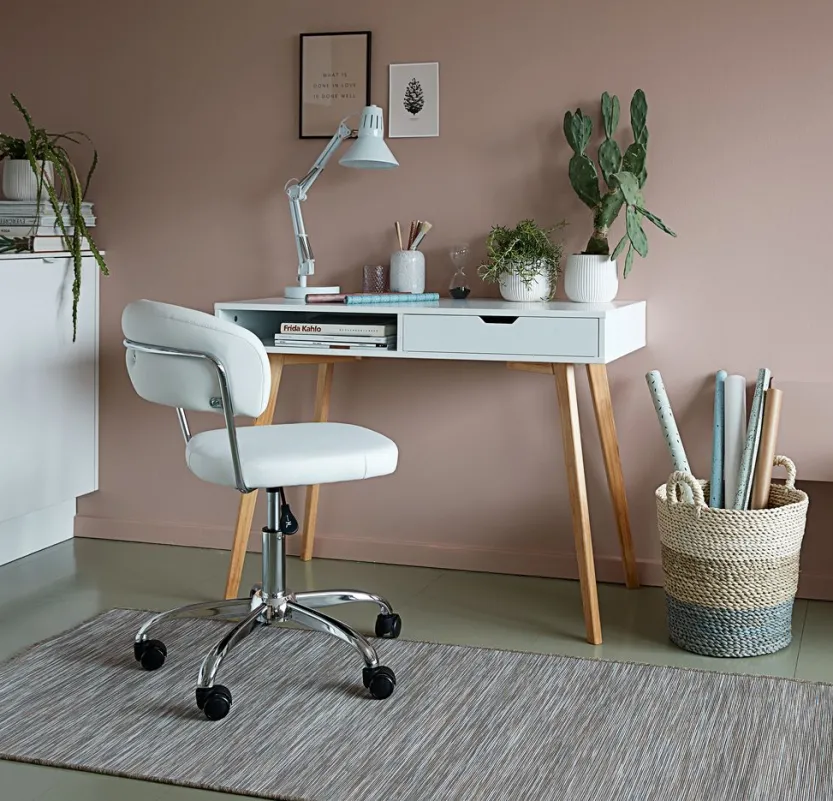 Bureau TAMHOLT 50x100 wit/naturel