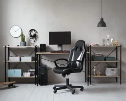 Bureau VANDBORG 60x120 eiken/zwart