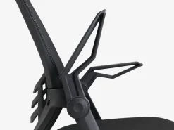 Bureaustoel ASPERUP zwarte mesh en stof